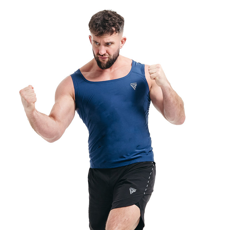 RDX M1 Men Sweat Vest Without Zipper REACH OEKO TEX 100 Certified#color_blue