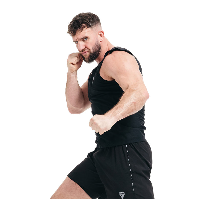 RDX M1 Men Sweat Vest Without Zipper REACH OEKO TEX 100 Certified#color_black