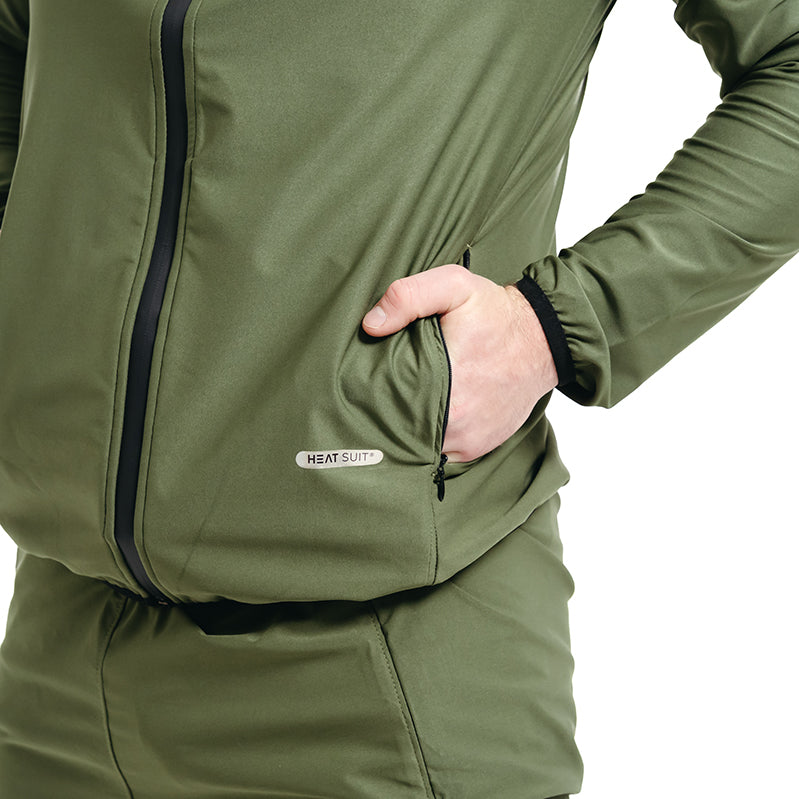 RDX H2 Weight Loss Sauna Suit#color_army-green