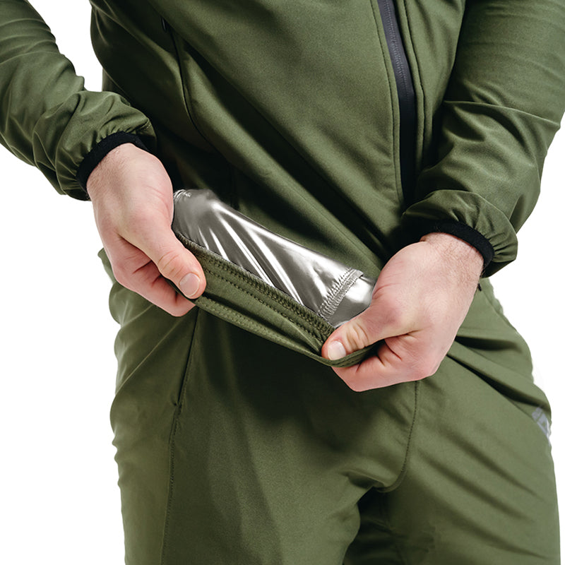 RDX H2 Weight Loss Sauna Suit#color_army-greenn