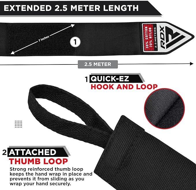 HAND WRAPS 2.5 kids#color_black