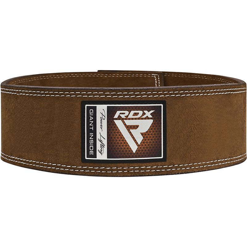 RDX 10mm Leather Powerlifting Belt#color_brown