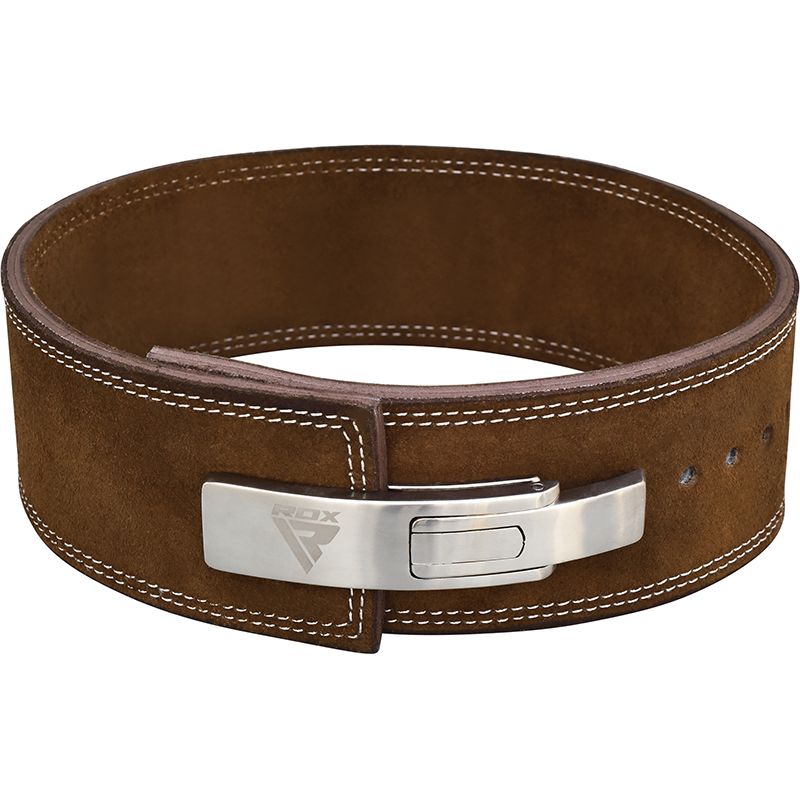 RDX 10mm Leather Powerlifting Belt#color_brown