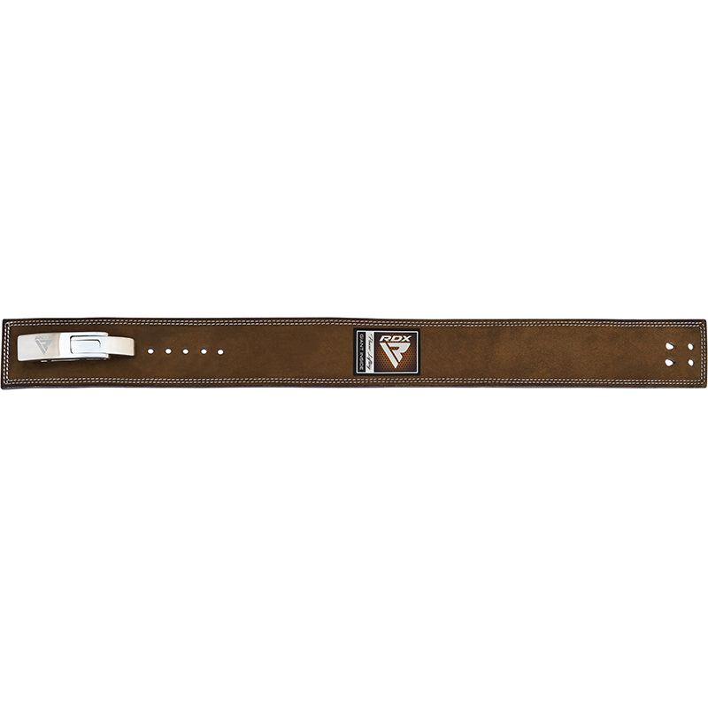 RDX 10mm Leather Powerlifting Belt#color_brown