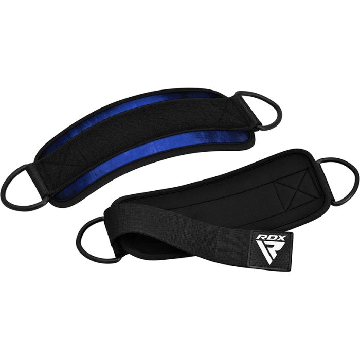 RDX A4 Ankle Straps For Gym Cable Machine#color_blue