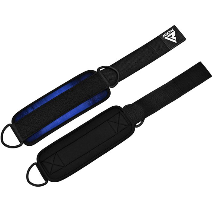 RDX A4 Ankle Straps For Gym Cable Machine#color_blue
