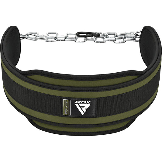 T7 Weight Training Dipping Belt Chain#color_armygreen