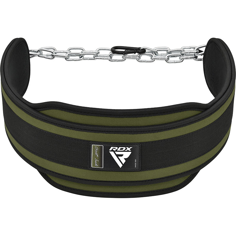 T7 Weight Training Dipping Belt Chain#color_armygreen