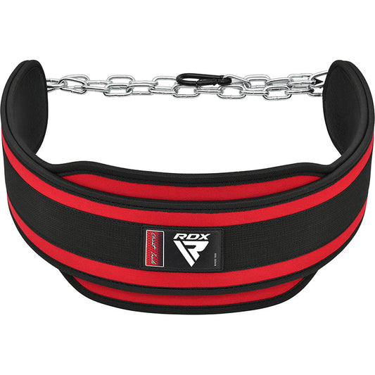 T7 Weight Training Dipping Belt Chain#color_red