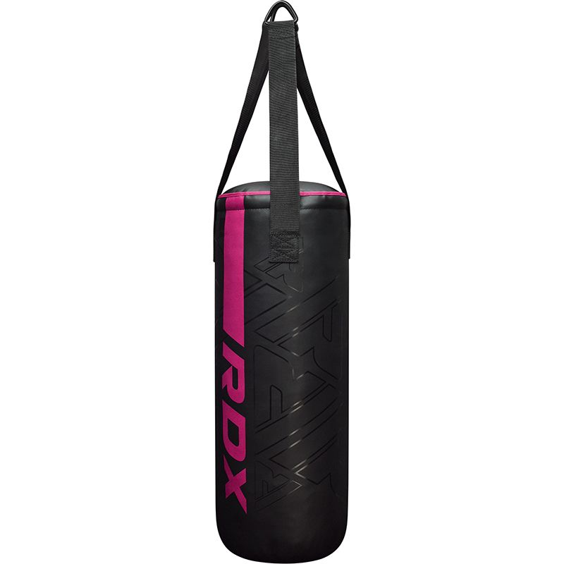 RDX F6 2FT 3-IN-1 KARA Kids Punch Bag & 6OZ Gloves-Black-Filled-6oz#color_pink