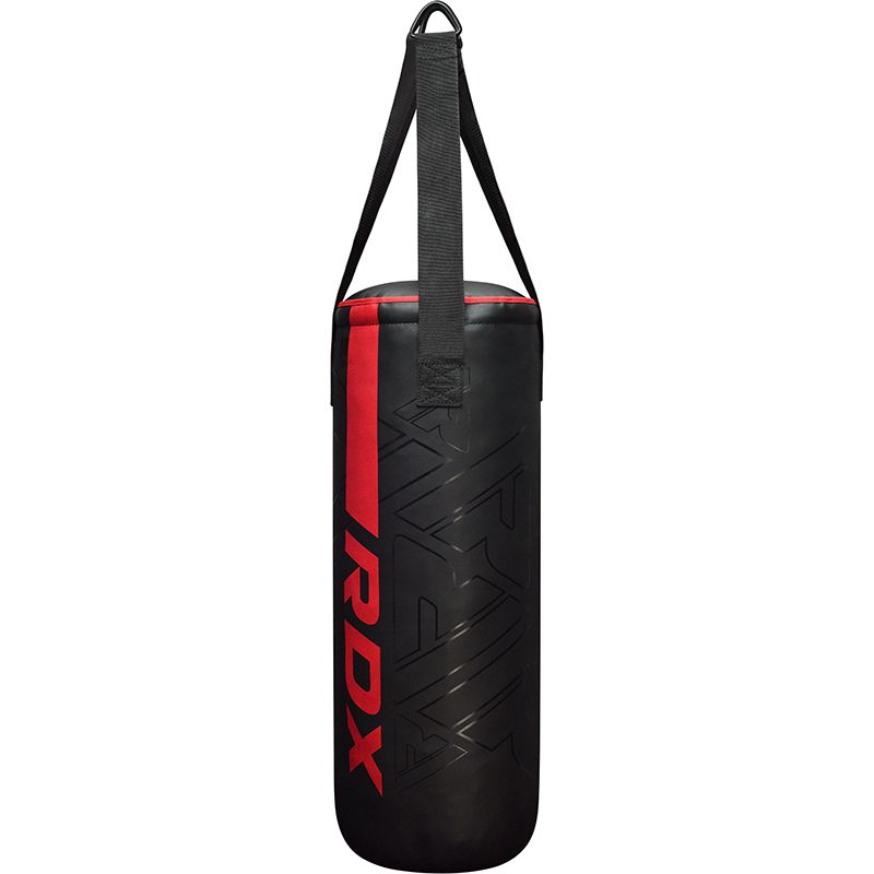 RDX F6 2FT 3-IN-1 KARA Kids Punch Bag & 6OZ Gloves-Black-Filled-6oz#color_red