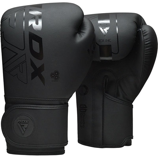 RDX F6 Kara Boxing Training Gloves Black#color_black