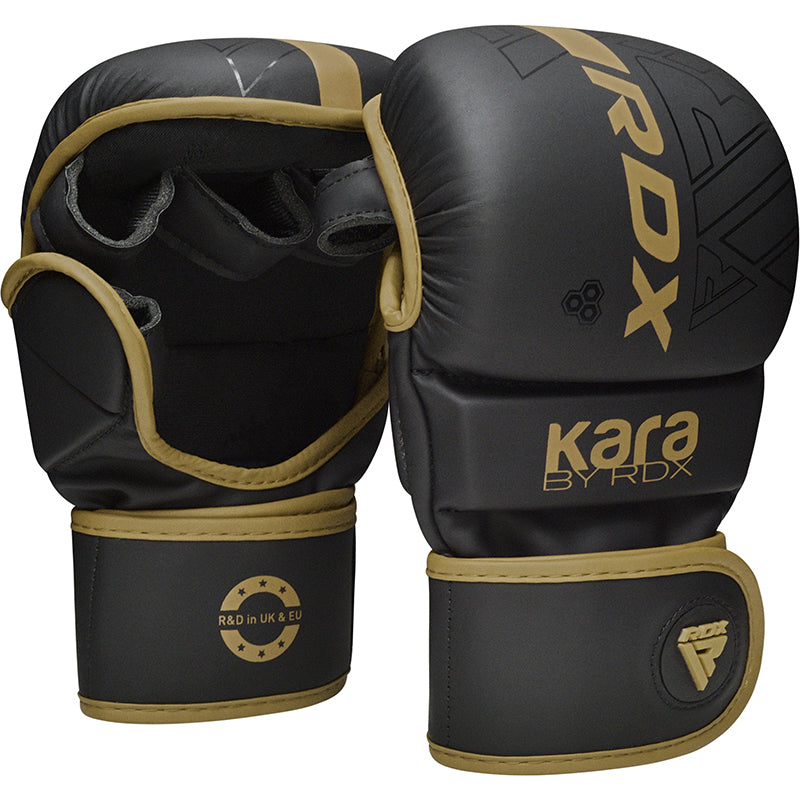 RDX F6 KARA MMA Sparring Gloves#color_golden
