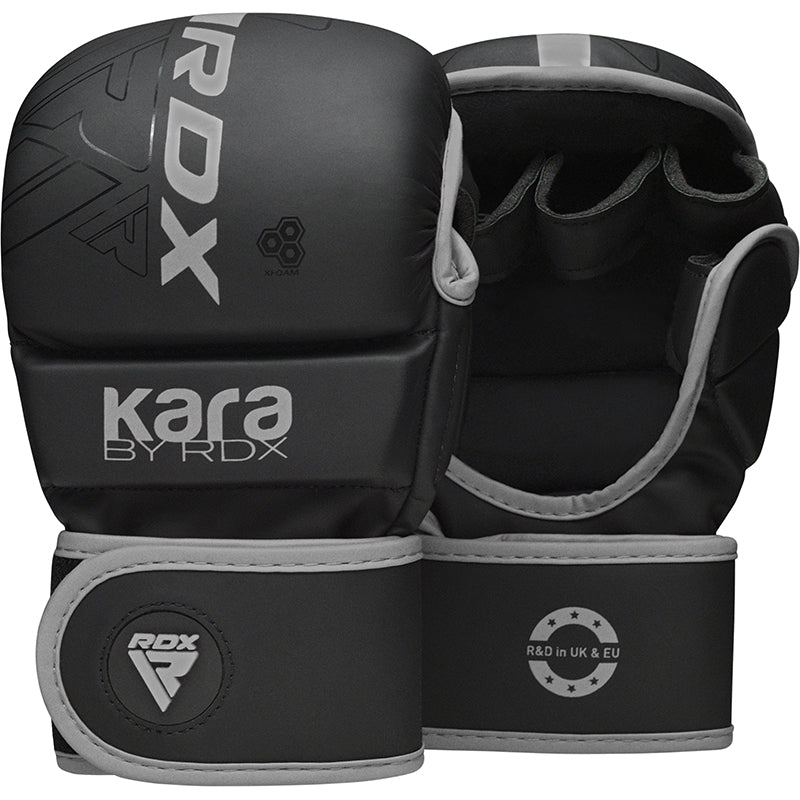 RDX F6 KARA MMA Sparring Gloves#color_silver