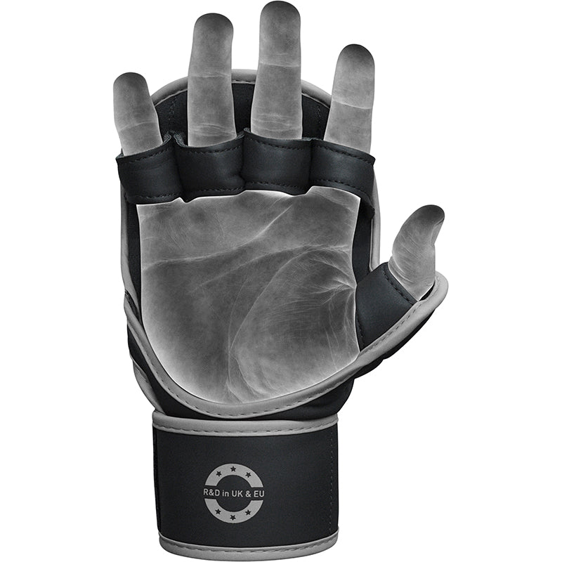 RDX F6 KARA MMA Sparring Gloves#color_silver