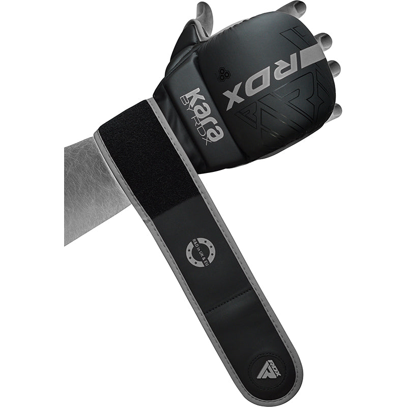 RDX F6 KARA MMA Sparring Gloves#color_silver