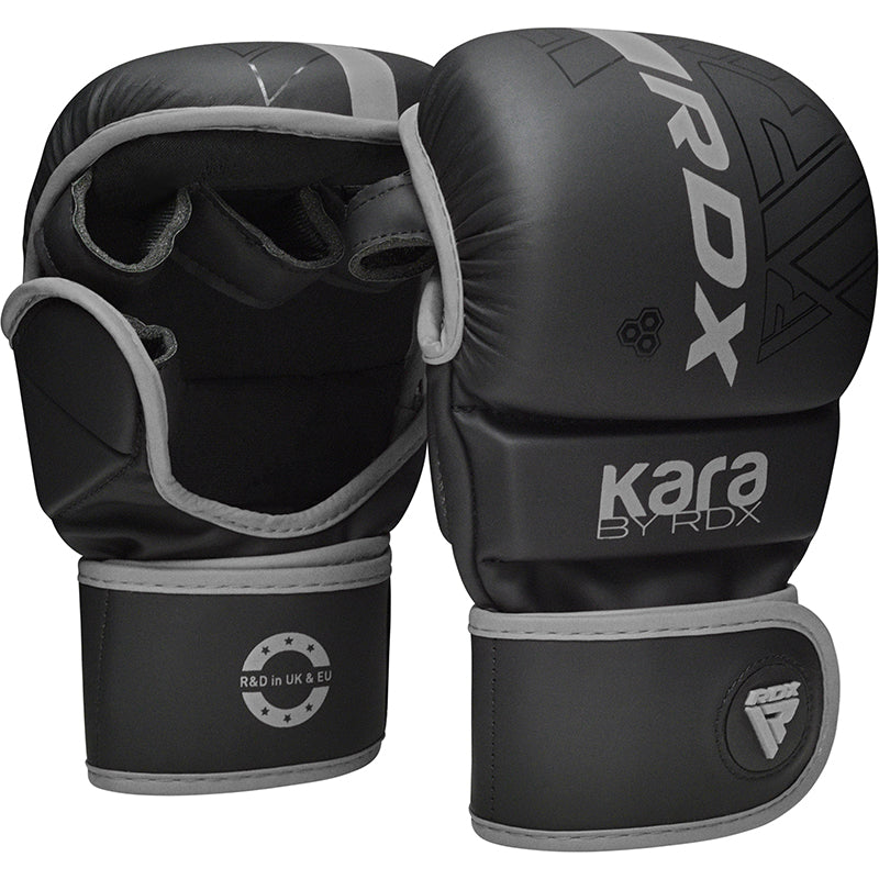 RDX F6 KARA MMA Sparring Gloves#color_silver