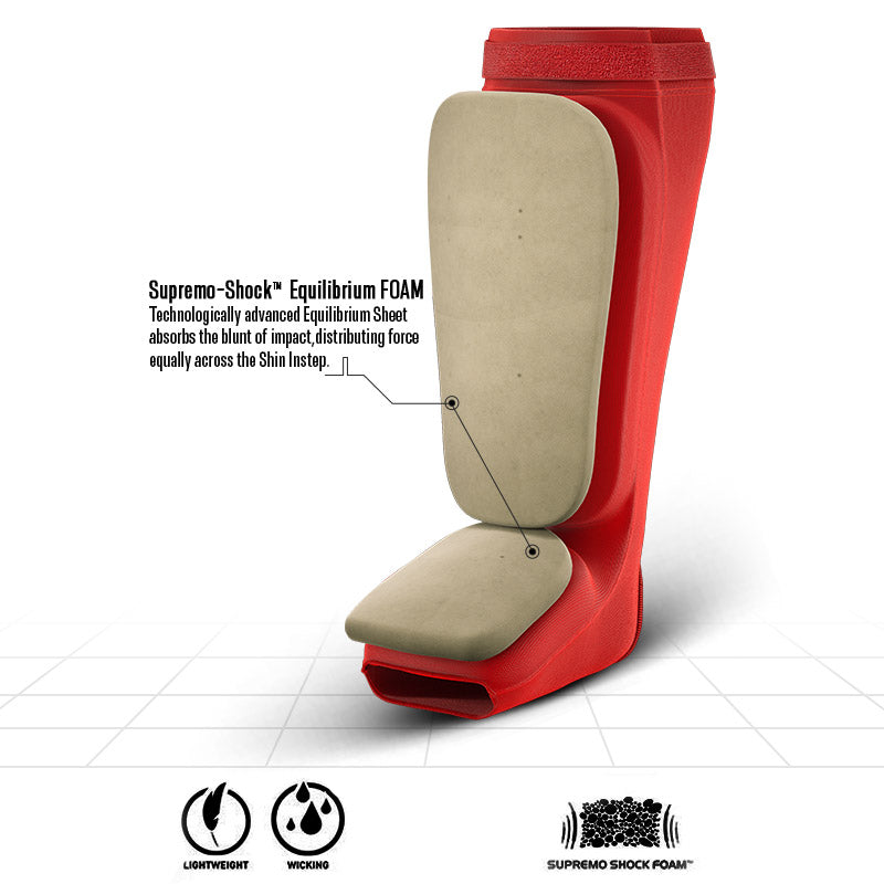 RDX SIB Shin Instep Guard OEKO-TEX® Standard 100 certified#color_red