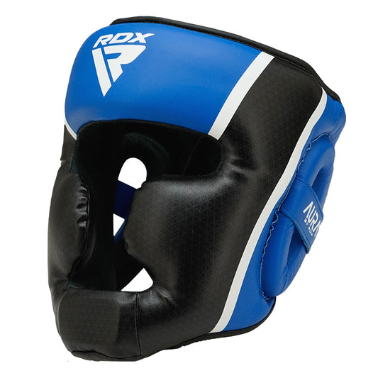 RDX HEAD GUARD AURA PLUS T-17#color_blue