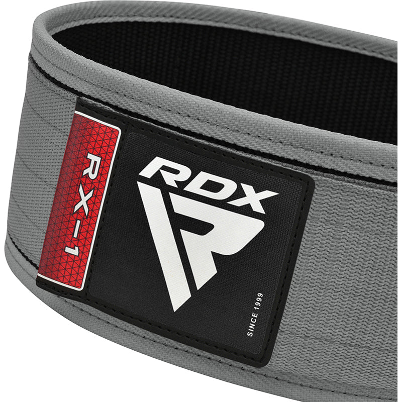 RDX RX1 Weight Lifting Belt#color_grey