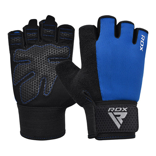 RDX weight lifting 8 Figure Strap#color_blue
