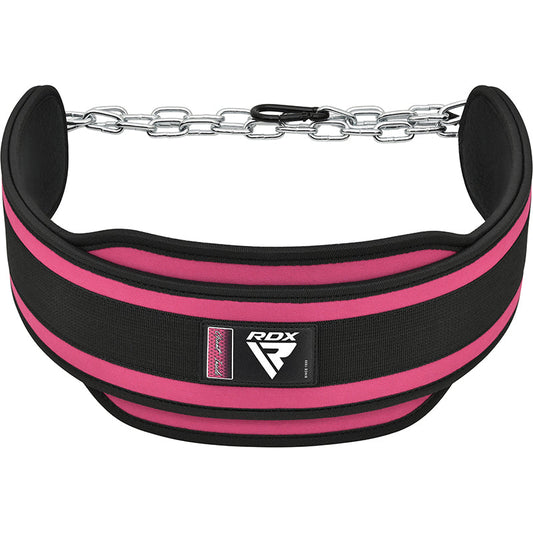 T7 Weight Training Dipping Belt Chain#color_pink