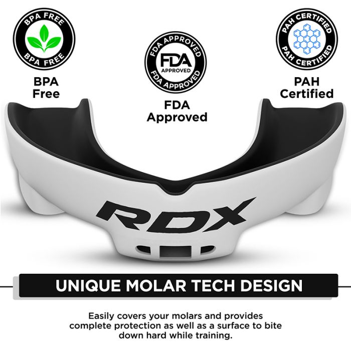 RDX 3w Mouth Guard#color_whiteblack