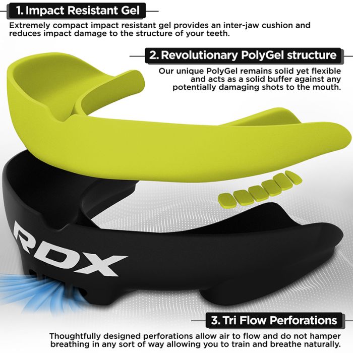 RDX 3w Mouth Guard#color_blackgreen