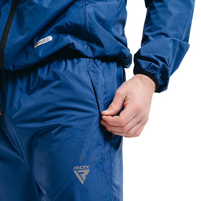 RDX C1 Weight Loss Sauna Suit #color_blue