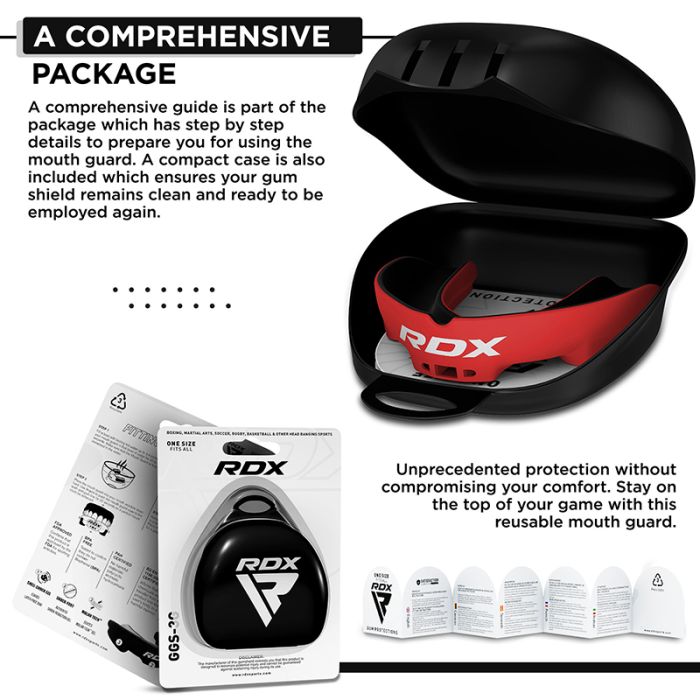 RDX 3w Mouth Guard#color_redblack