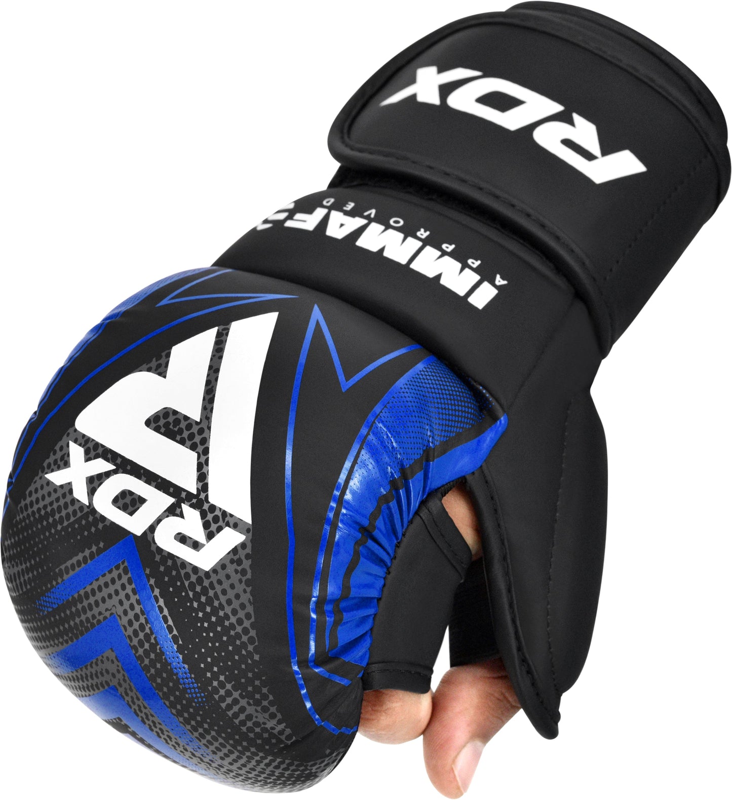 RDX GRAPPLING GLOVES SHOOTER IMMAF-1#COLOR_BLUE