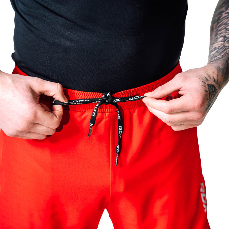 T16 2-in-1 Compression MMA Shorts #color_red