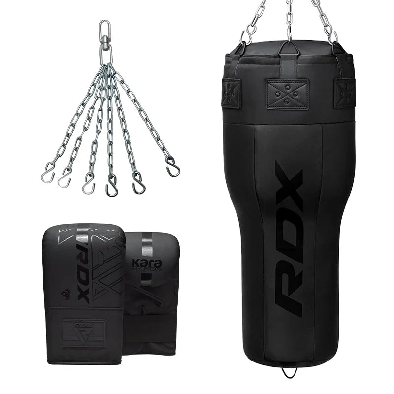 3PC PUNCH BAG ANGLE FULL BLACK