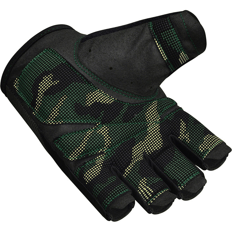 RDX T2 Weightlifting Gloves#color_army-green