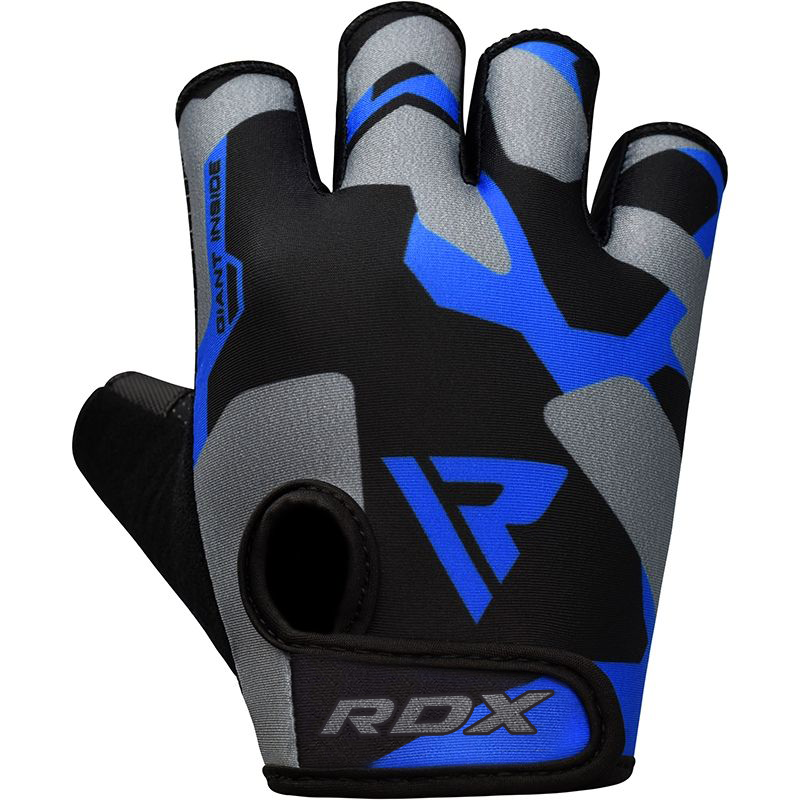 RDX F6 Fitness Gym Gloves#color_blue