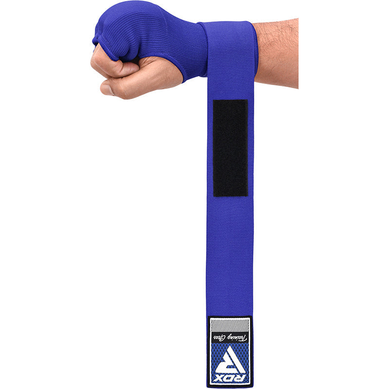 RDX IS Gel Padded Inner Gloves Hook & Loop Wrist Strap for Knuckle Protection OEKO-TEXÂ®Â Standard 100 certified#color_blue