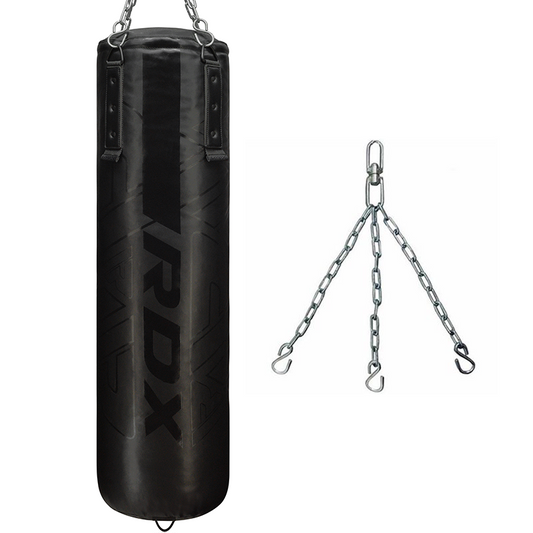 RDX F6 2-in-1 KARA Training Punching Bag Set#color_black