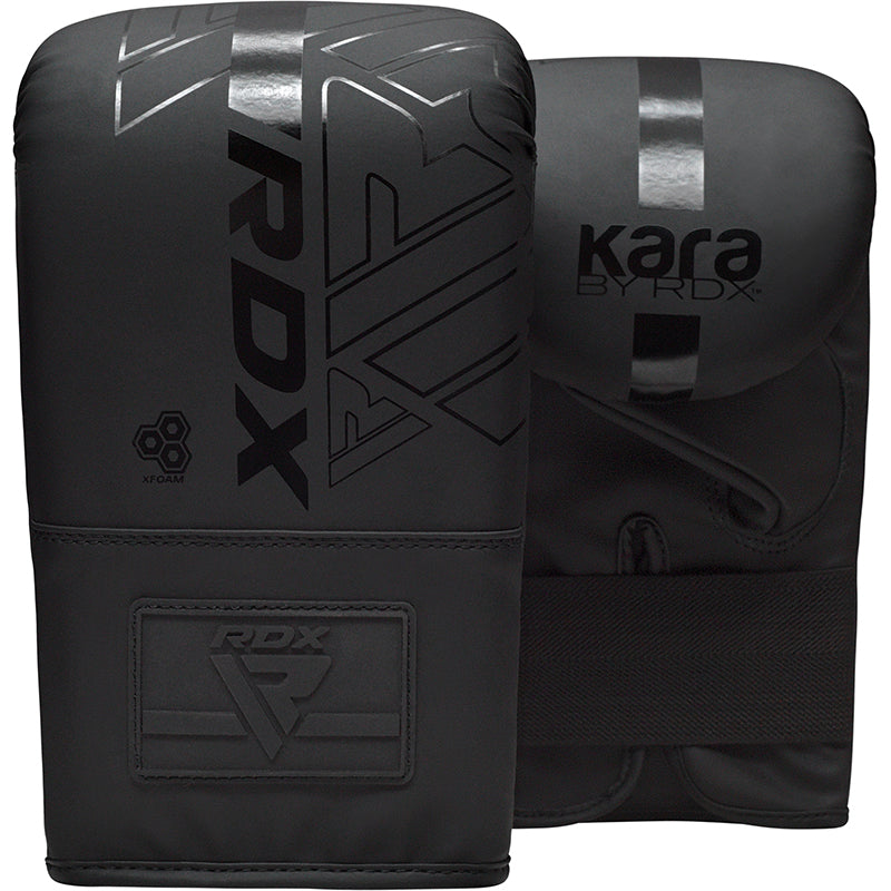 RDX F6 KARA 4ft/5ft Punch Bag & Bag Gloves#color_black