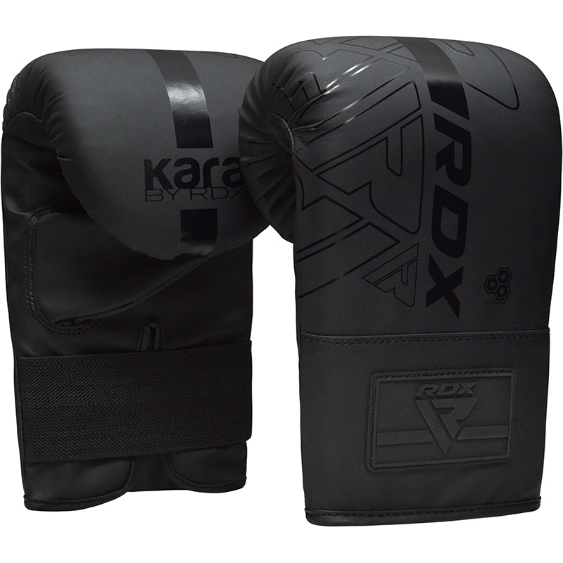 RDX F6 KARA Bag Gloves 4oz Black#color_black