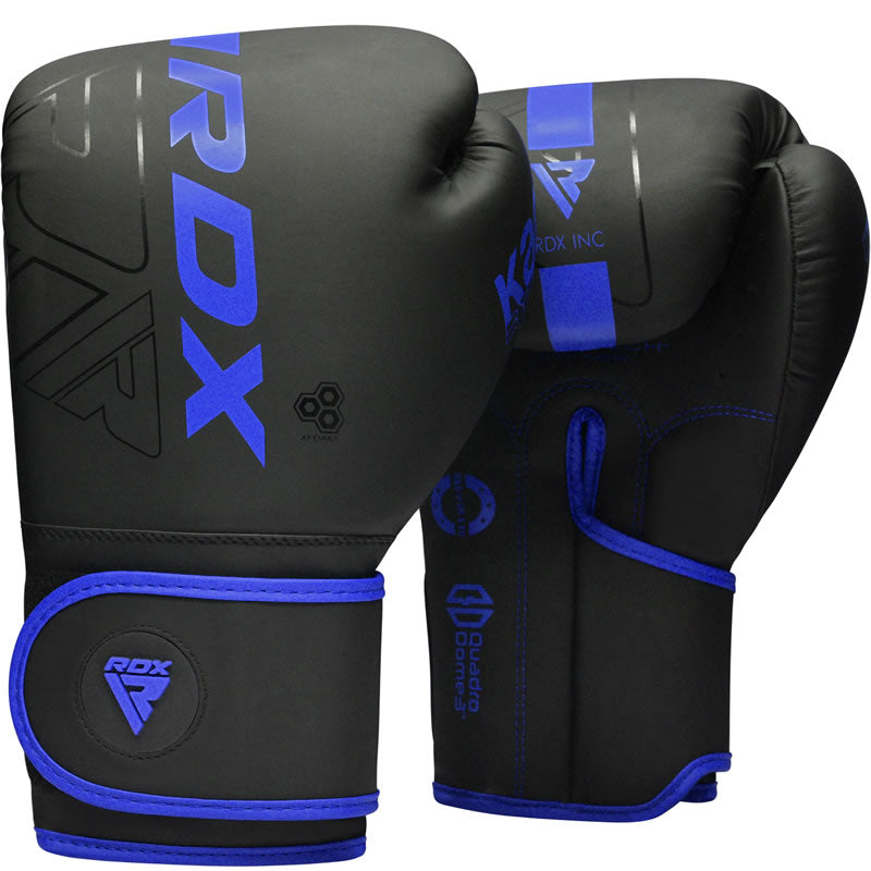 RDX F6 Kara Kids Boxing Gloves 6oz#color_blue
