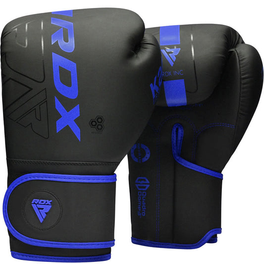 RDX F6 Kara Kids Boxing Gloves 6oz#color_blue