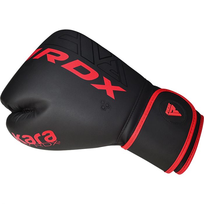 RDX F6 Kara Kids Boxing Gloves 6oz#color_red