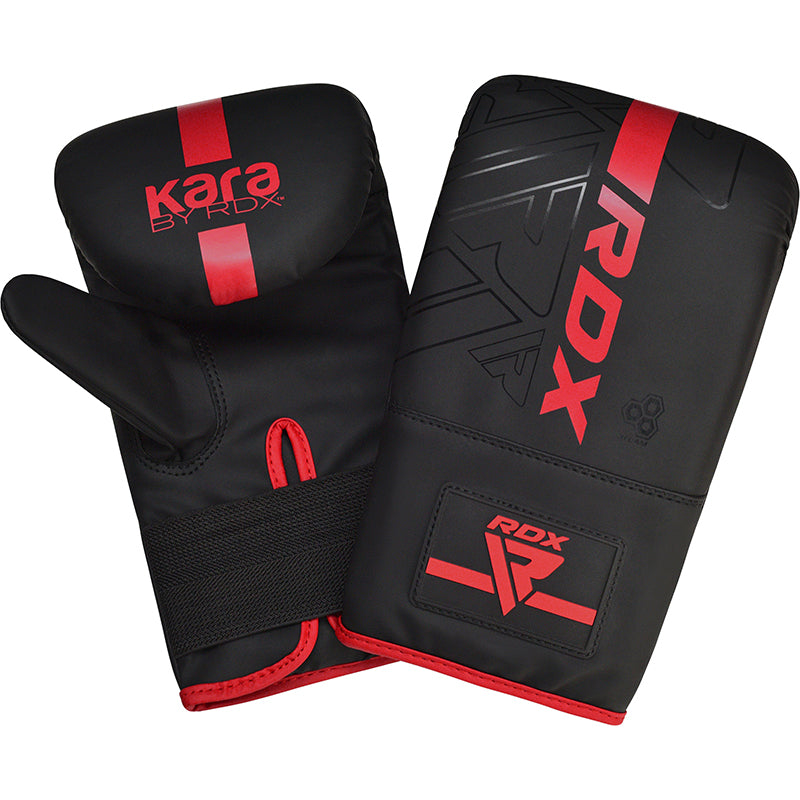 RDX F6 KARA Bag Gloves 4oz Black#color_red