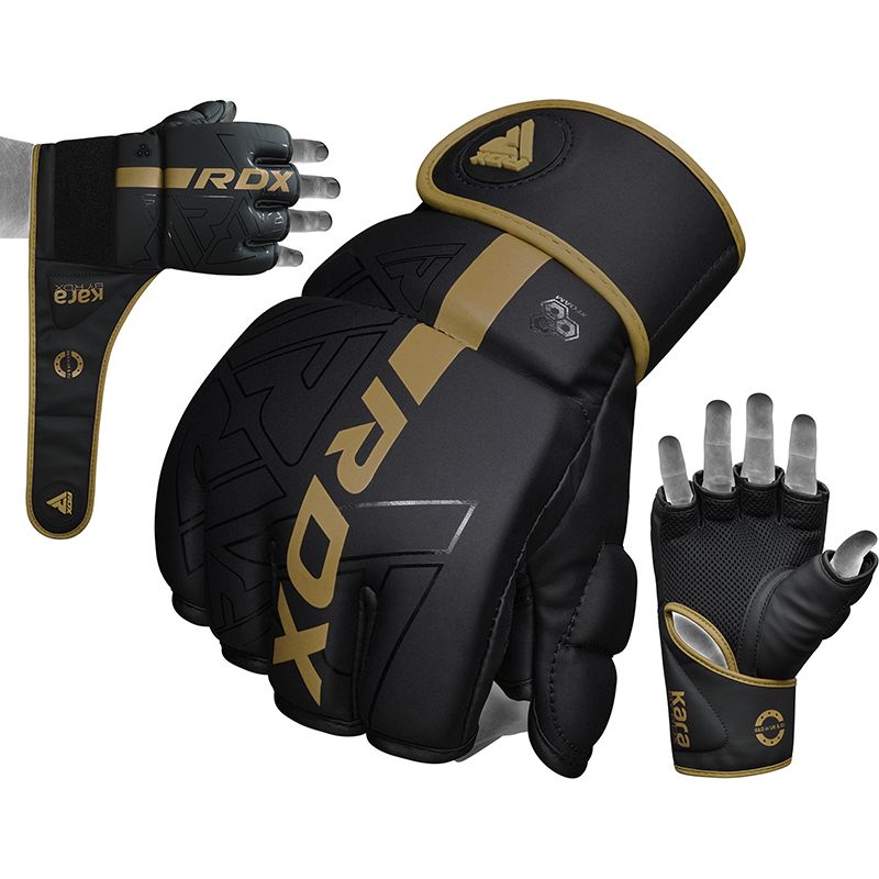 RDX F6 KARA MMA Grappling Gloves#color_golden