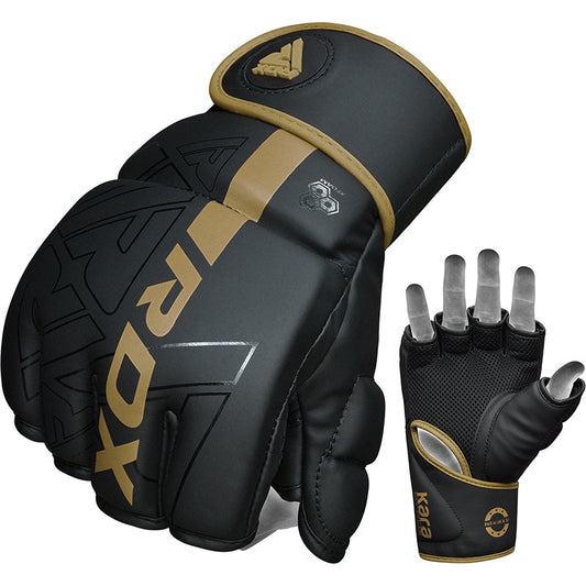 RDX F6 KARA MMA Grappling Gloves#color_golden