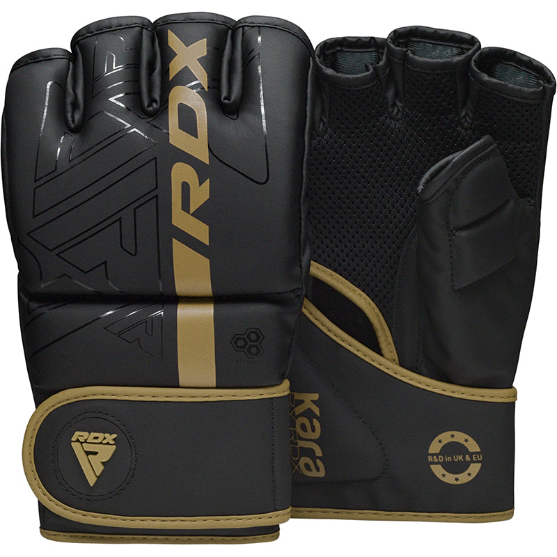 RDX F6 KARA MMA Grappling Gloves#color_golden