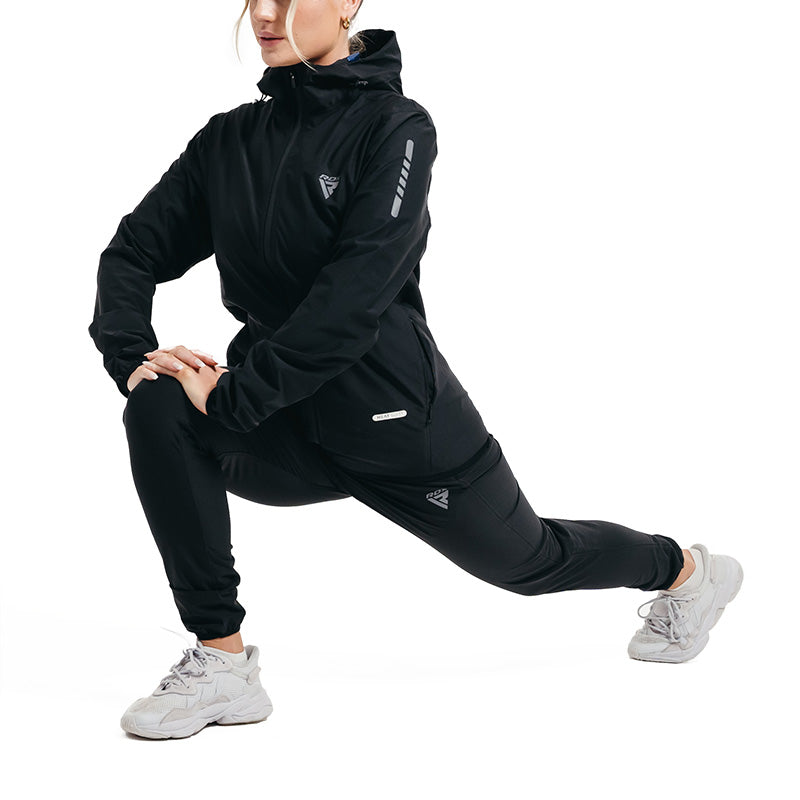 RDX H2 Weight women Loss Sauna Suit#color_black