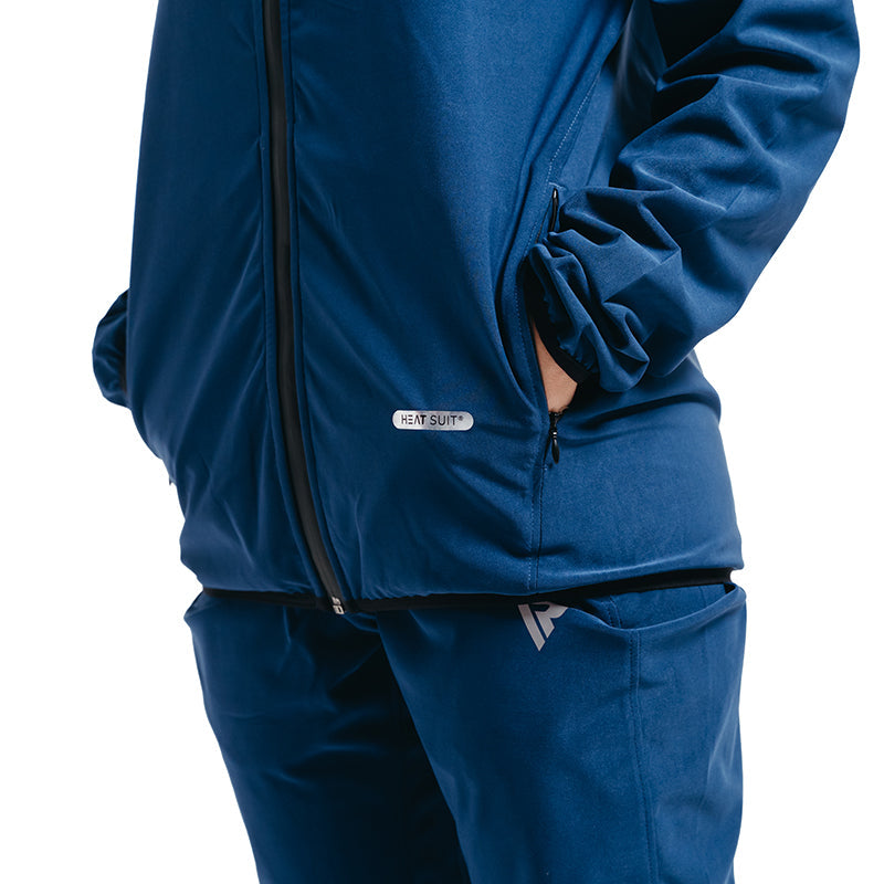 RDX H2 Weight women Loss Sauna Suit#color_blue