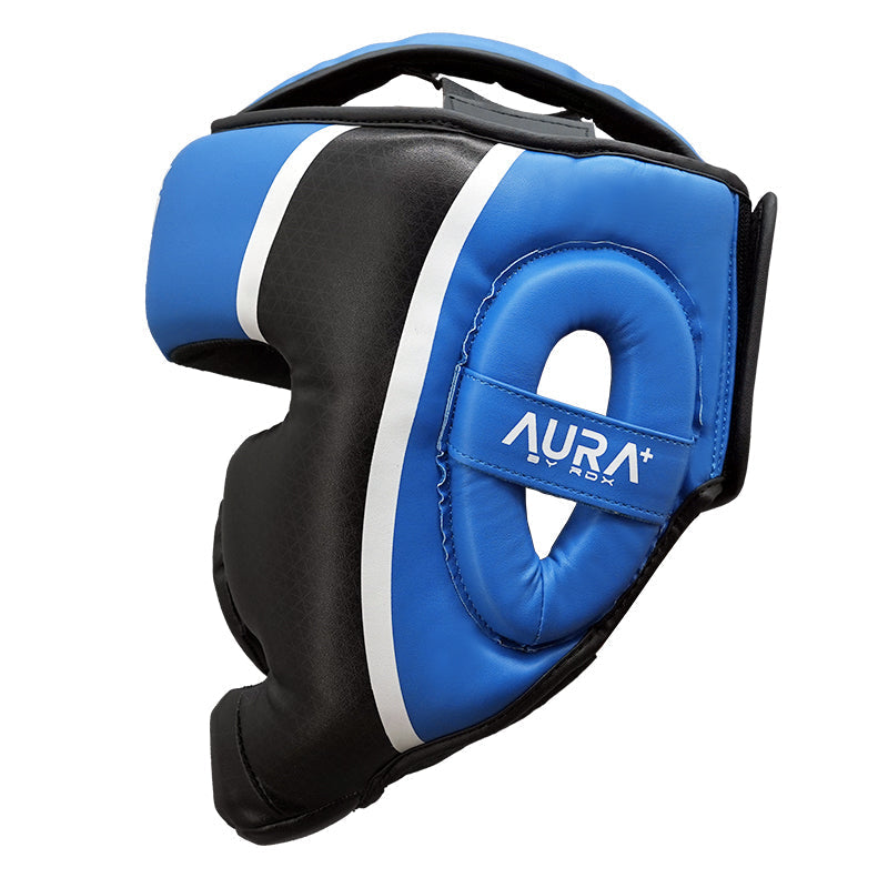 RDX HEAD GUARD AURA PLUS T-17#color_blue