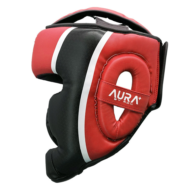 RDX HEAD GUARD AURA PLUS T-17#color_red